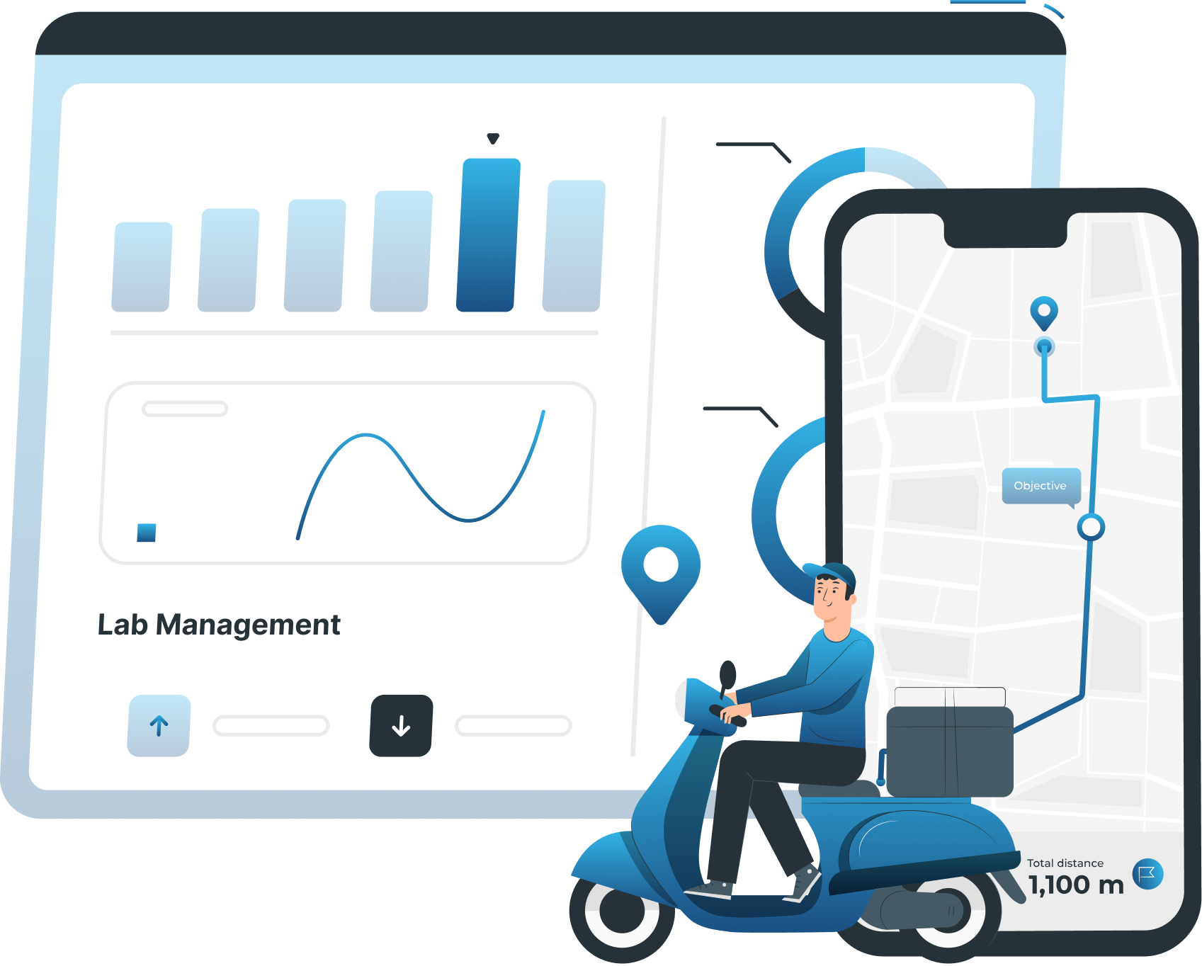 Smart Logistics Illustration