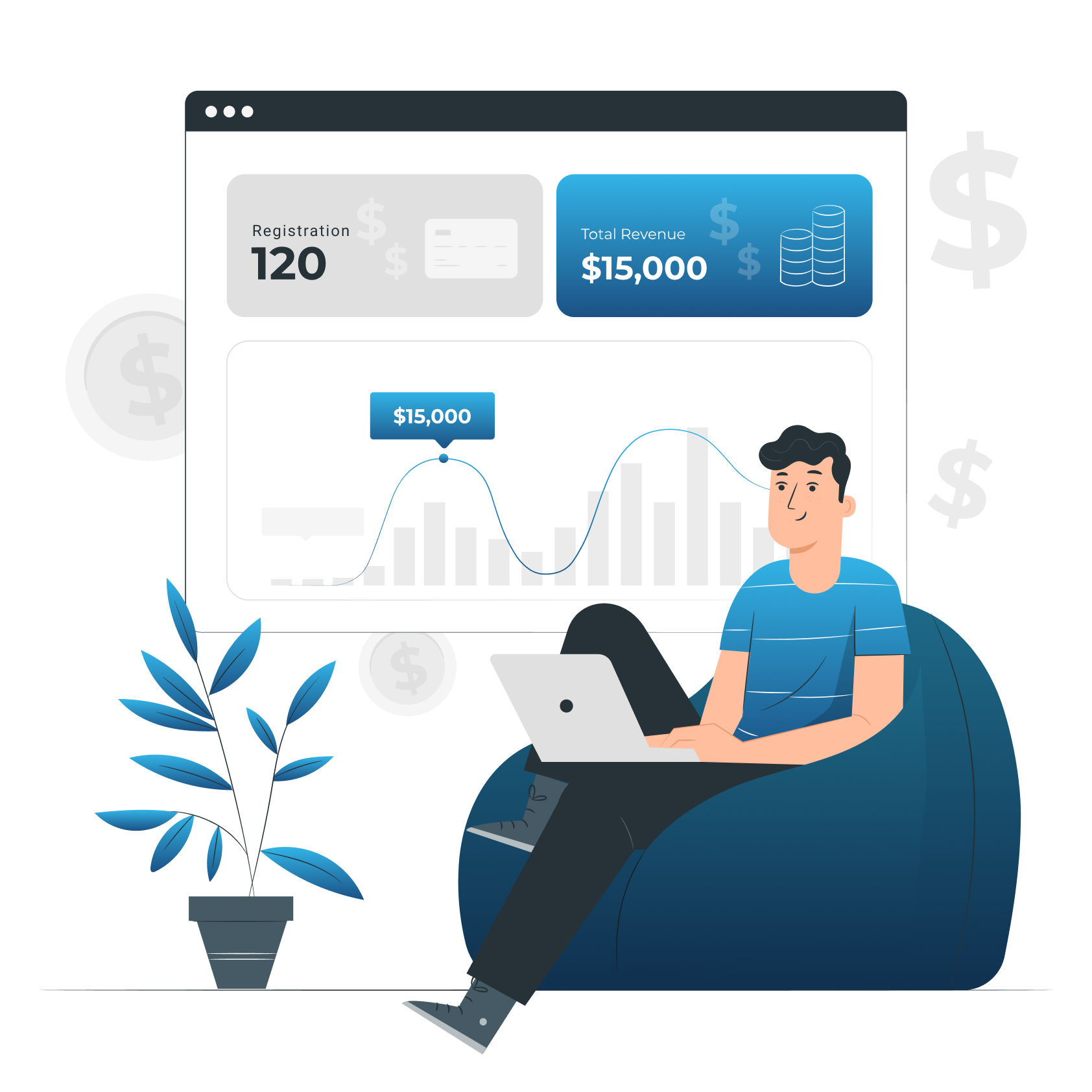 Financial Control Illustration